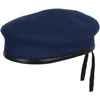 Unisex Berets Hat High Quality French Style Wool Beret French Style Uniform Cap for Men Women 1 Pcs 6