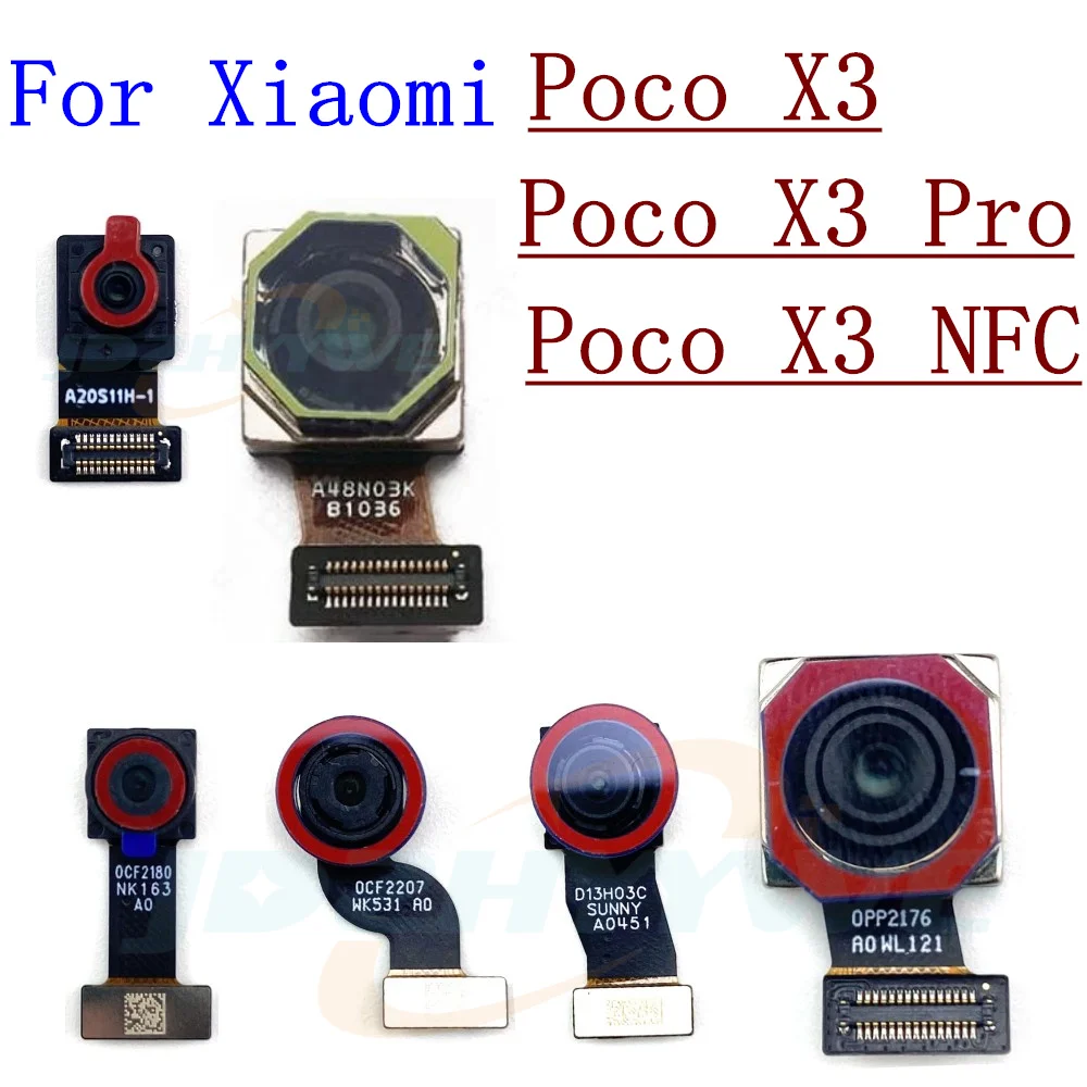 Back Front Facing Rear Camera For Xiaomi Poco X3 Pro NFC Backside