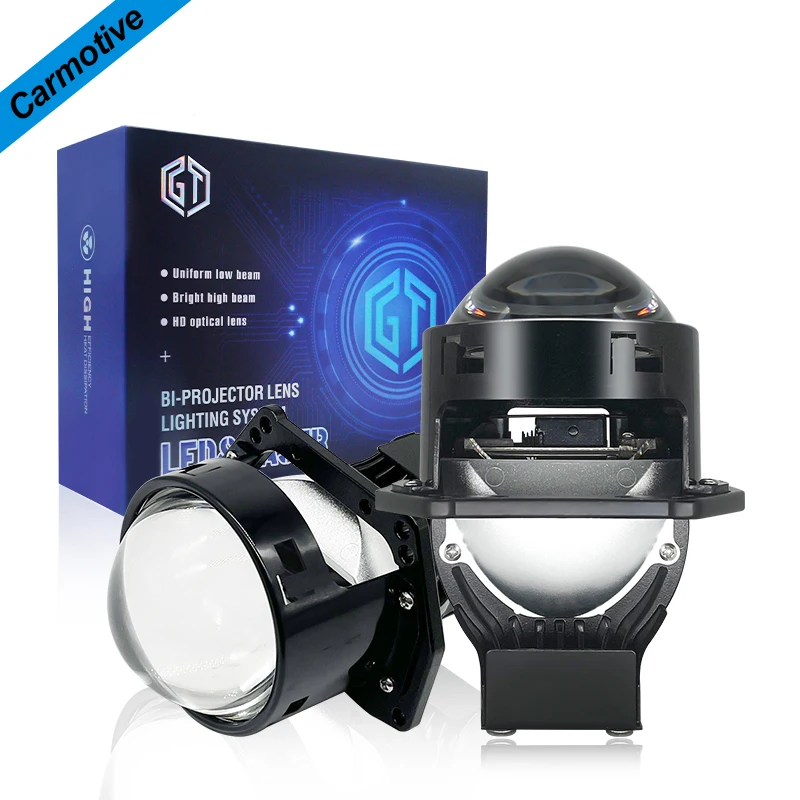 

Carmotive 3 Inch H4 H7 LED Headlights Bi LED Lenses H1 9005 9006 Projector Lens Angel Eyes LED Car Lights Headlamp Car 24V