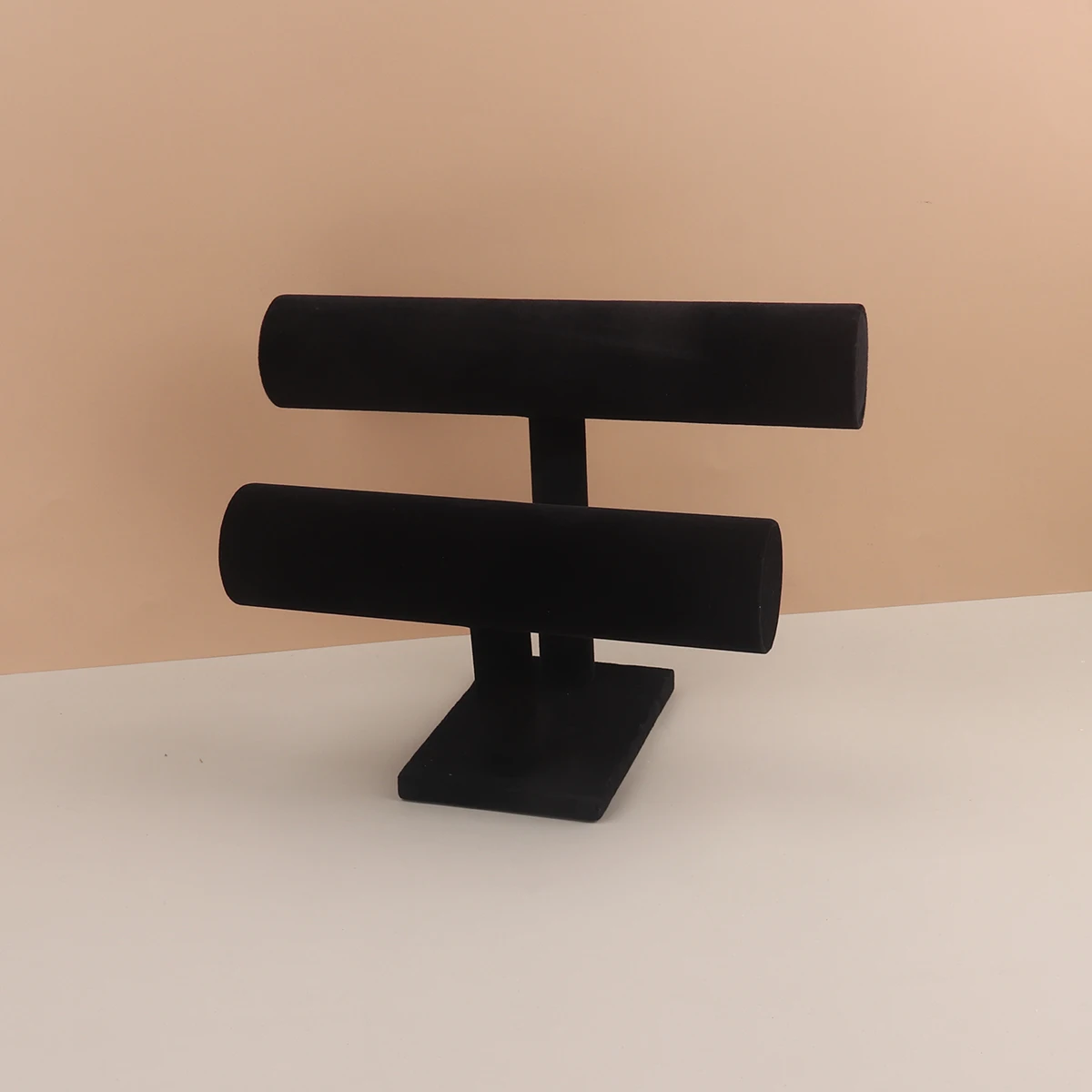 Velvet Jewelry and Watch T-Bar Display Organizer