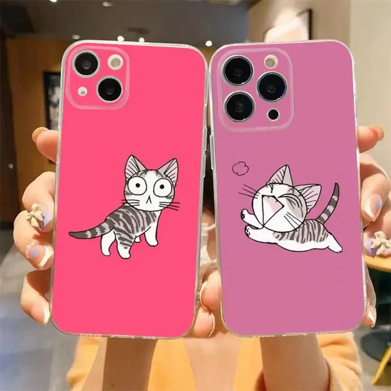 Anime Cute Cat Chi Sweet Home Phone Case Per Iphone 11 12 Mini 13 14 15 Pro Xs Max X 8 7 6S Plus 5 Se Xr Guscio Trasparente
