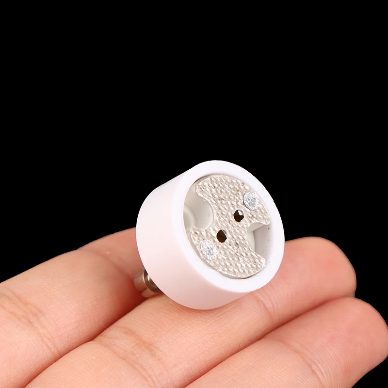 lamp holder lamp bulb holder lamp base GU10 To MR16 Ceramic Socket Base Halogen LED Light Bulb G4 GU5.3 GY6.35 Pin Adapter White Converter Lamp Holder