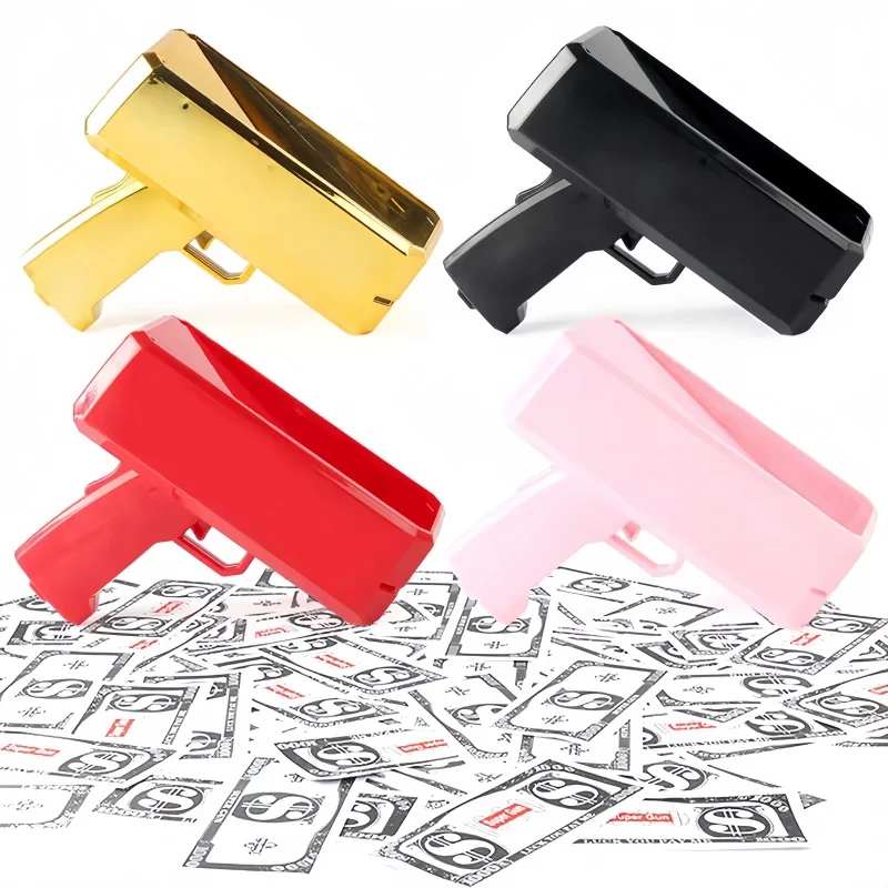 Cute banknote gun, children's toy fun and stress relieving banknote gun biubiubiu
