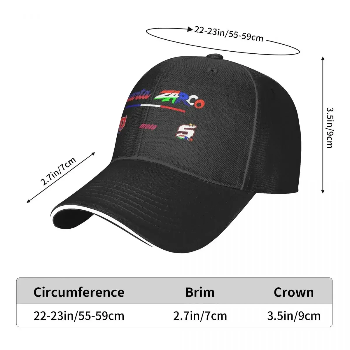 Quartararo x Zarco Baseball Cap Gentleman Hat Streetwear Luxury for Man Women's