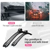 Car Wiper Blades For Kia Soul 2009-2025 Front Windshield Wiper Blades 2PCS Window Cleaning Car Accessories 2014 2018 2022 2023 2