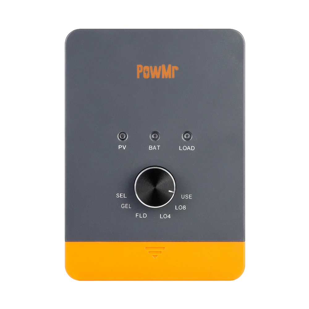 PowMr hatte 45A 35A 25A MPPT Solarladeregler Knopf Modellregler Max 60V/80V100VDC Panelunterstützung 12V 24V Lithiumbatterie – Detail 3