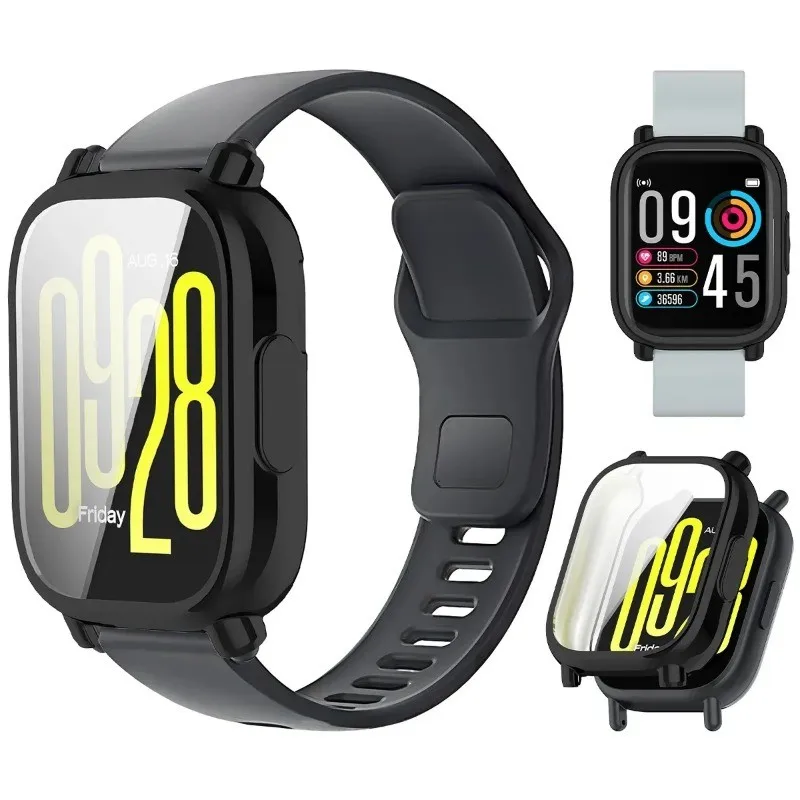 Enhanced TPU Protective Case Cover for Smartwatch - Soft Protector Shell & Bumper
