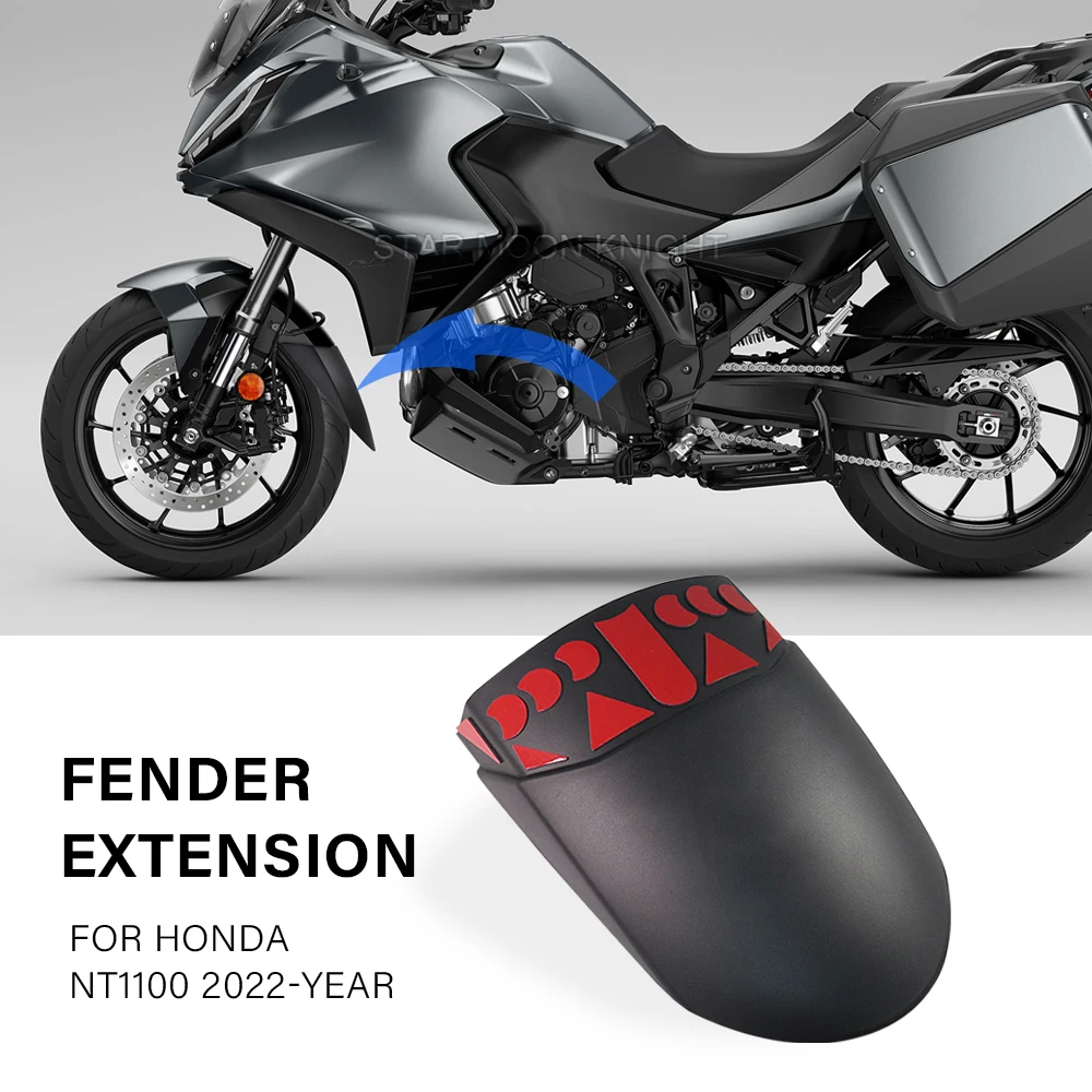 

For Honda NT 1100 NT1100 2022- Motorcycle Accessories Front Wheel Fender Extender ABS Plastic Mudflaps Extension Splash Guard
