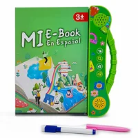2-in-1 Spanish English Sound Board Book Interactive Talking Book Early Educational Reading Toy for Toddlers Boys Girls 1