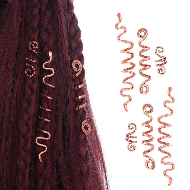 Hair Accessories For Braid Dreadlocks Hair Beads Accessories Clips Rings Headdress Dreads Hair Charms Jewelry Hair Styling Tools 2