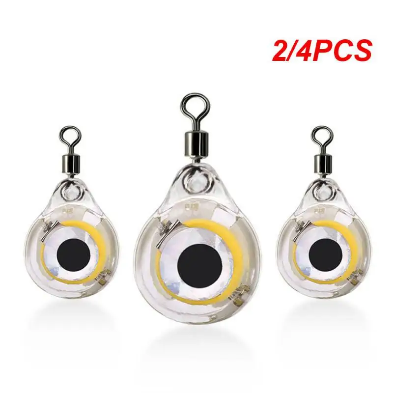 2/4Pcs Cucchiai Da Pesca Luci Lampeggianti Subacquee Esche Da Traina Halibut Rig Led Fishing Deep Drop Fishing Lights E56D
