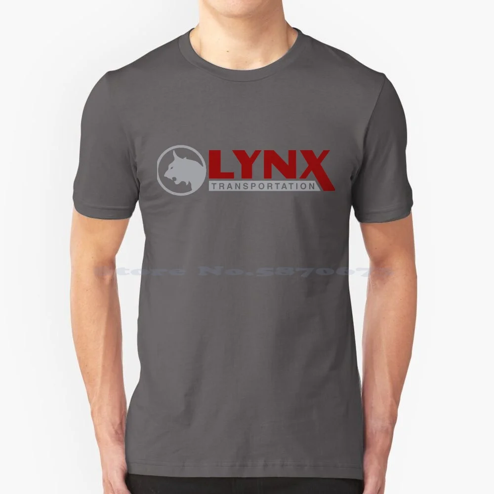 Maglietta Da Trasporto Lynx Maglietta 100% Cotone Hawkins Russian Starcourt Lynx Transport Security Scoop Ahoy Secret Base
