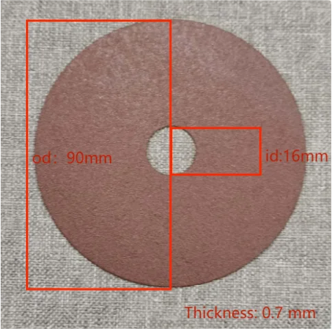 Decut archery shaft cutting tool sanding disc OD 90mm ID 16mm Thickness 0.7mm For outdoor hunting shooting bow and arrow diy