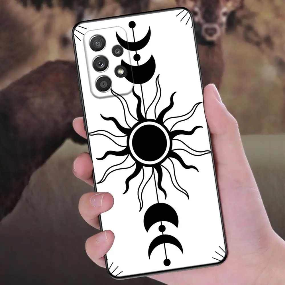 Sun Moon Tarot Card Astrology Phone Case Cover