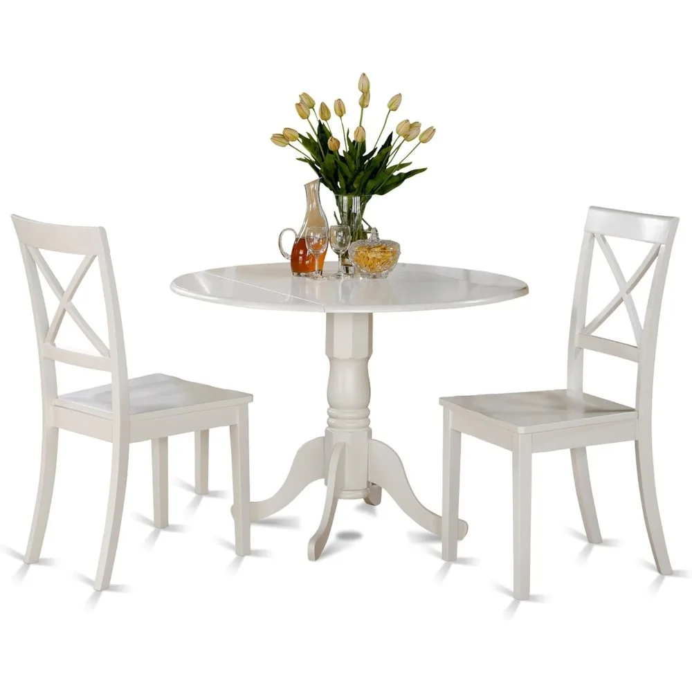 

Dining Room Table Set Contains a Round Kitchen Table with Chairs