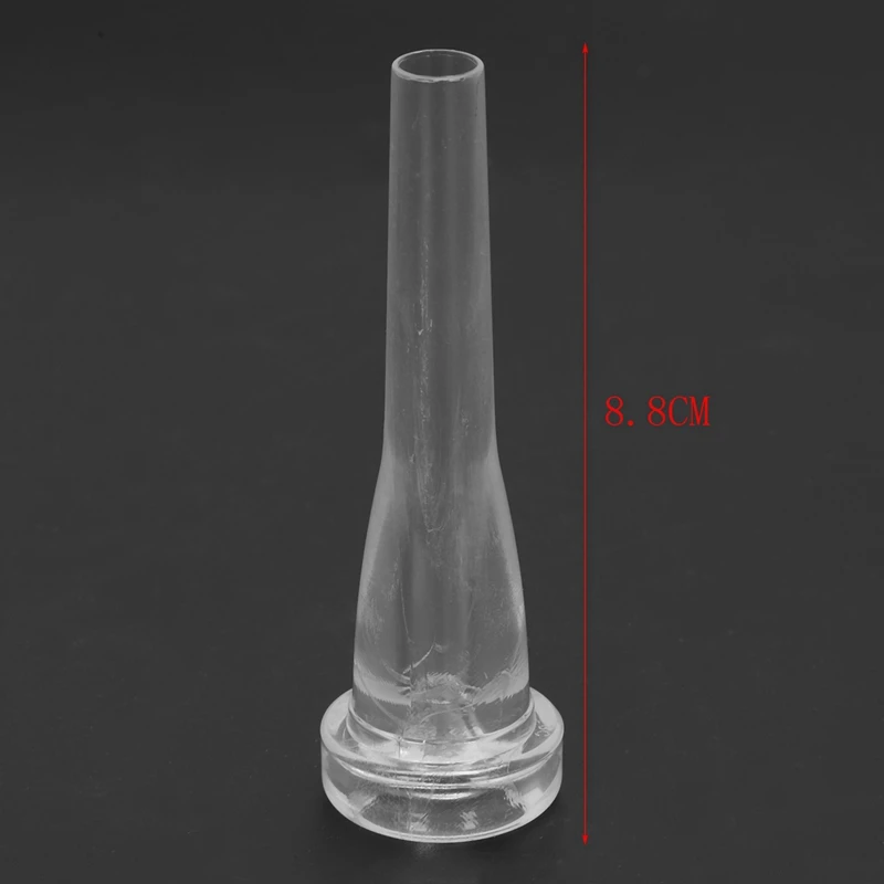 5X ABS Trumpet Mouthpiece Meg 3C Size For Bach Beginner Musical Trumpet Accessories Parts Or Finger Exerciser,White