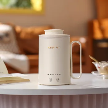 New Small 400ml Electric Kettle Portable 300W Multifunctional Travel Home Stainless Steel Electric Stew Cup Health Pot 1