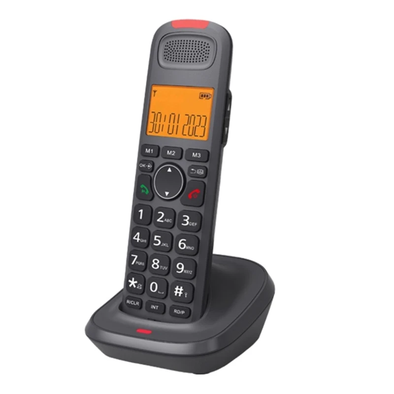 

D1015 Cordless Phone Desktop Telephone Wireless Phone Clear Call Anywhere P9JB