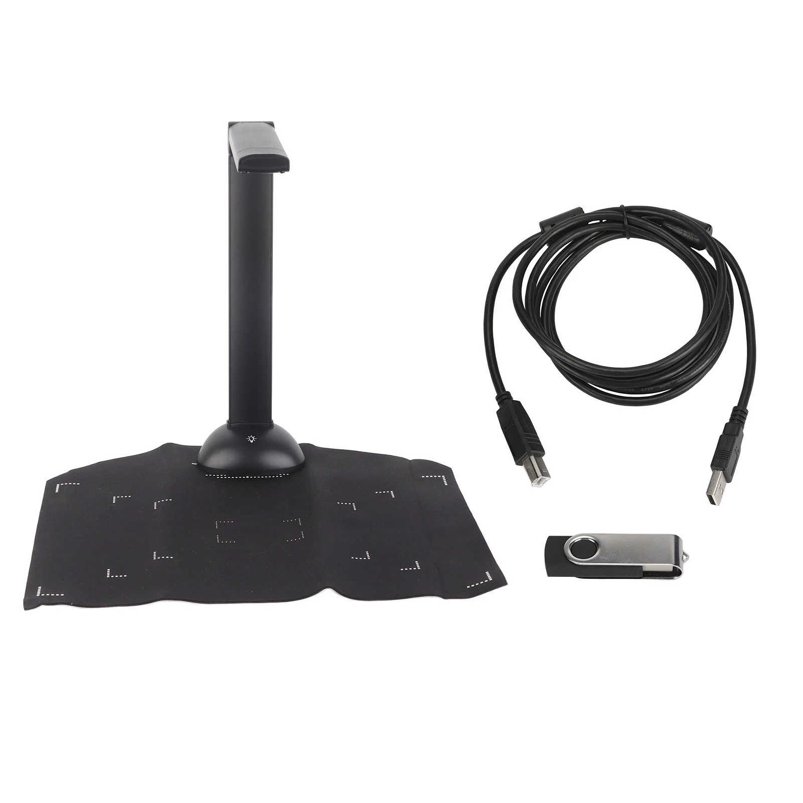Book Scanner Camera 10MP Multi Language OCR Real Time Projection A3 A4 Foldable Portable USB Document Camera Scanner