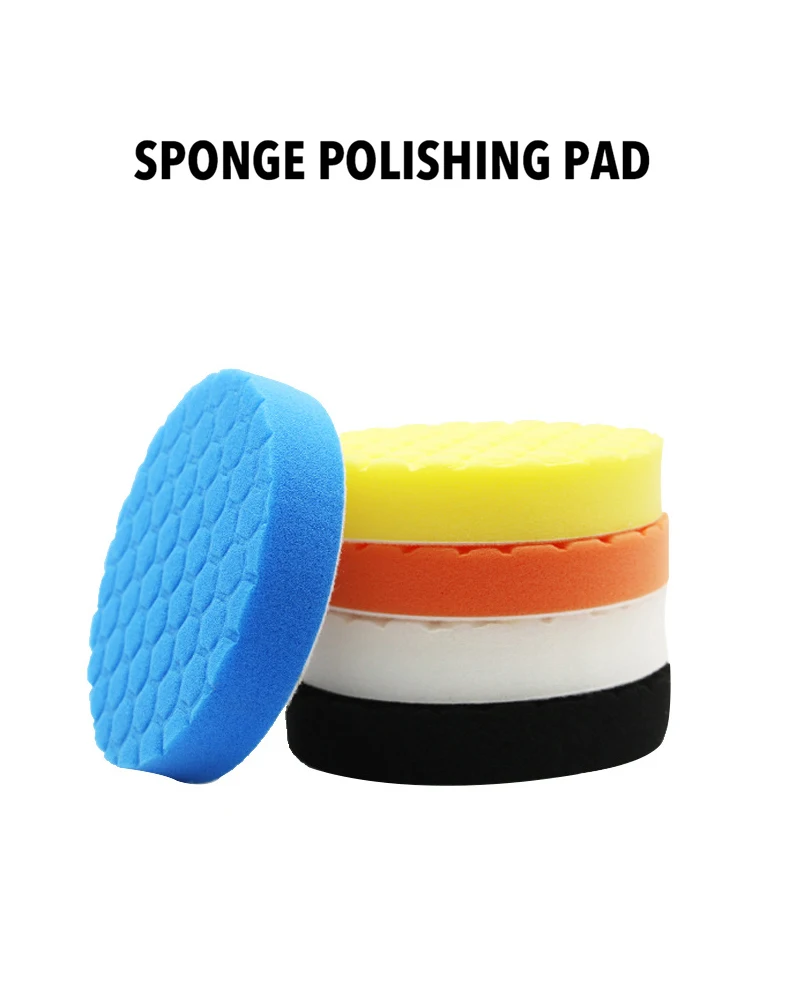 5 Pack 3/4 Inch Compound Buffing Polishing Pads Cutting Sponge Pads Kit
