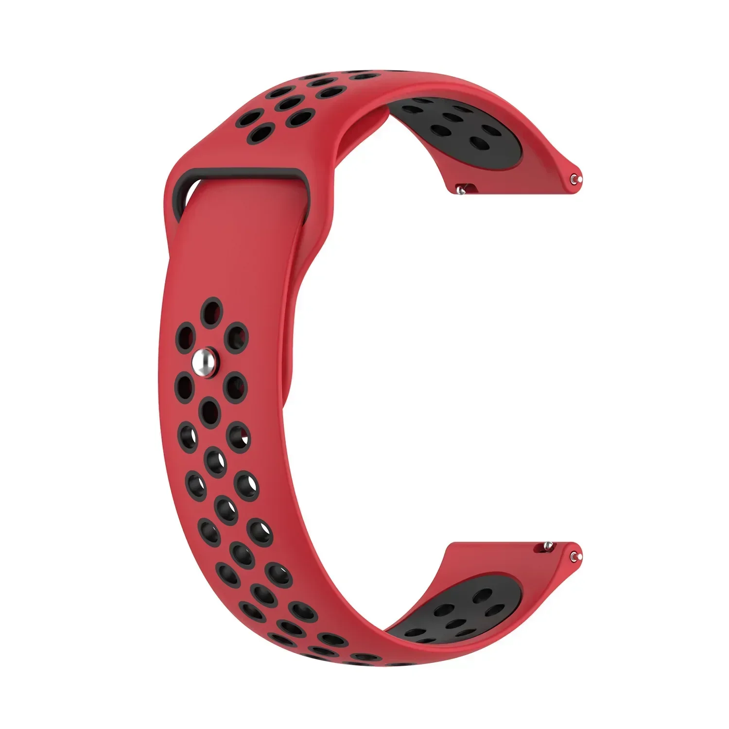 Breathable Sports Silicone Strap - Versatile 20mm/22mm Wristband