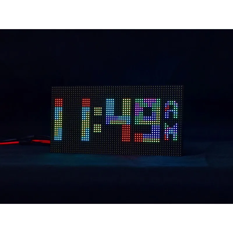 RGB Ǯ ÷ LED Ʈ г, 3mm ġ, 64  32 ȼ,   