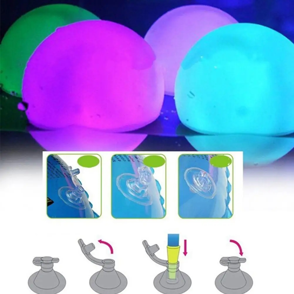 

Inflatable Luminous LED Balloon Light Ball Pvc Remote Control Led Flashing Beach Ball Children Water Wave Ball