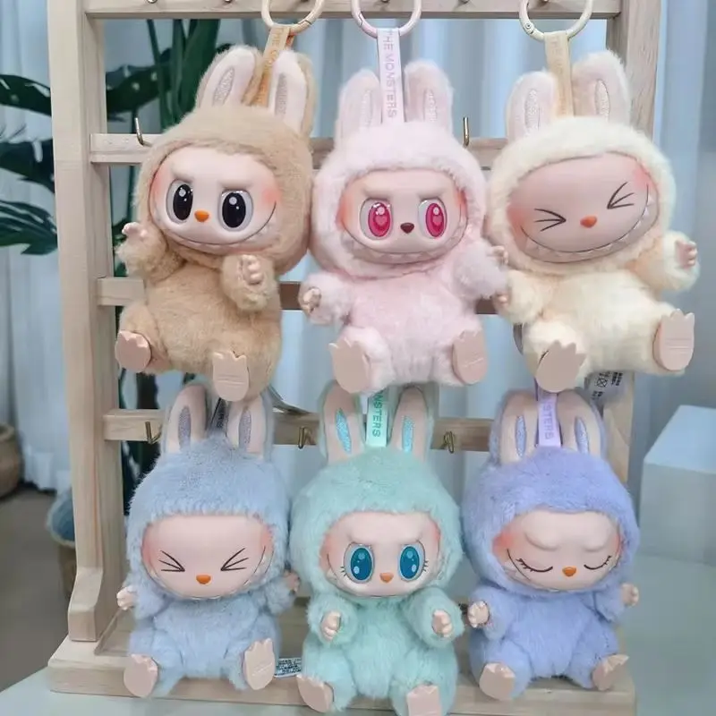 Labubu The Monsters Have A Seat Series Action Figure Pink Green 