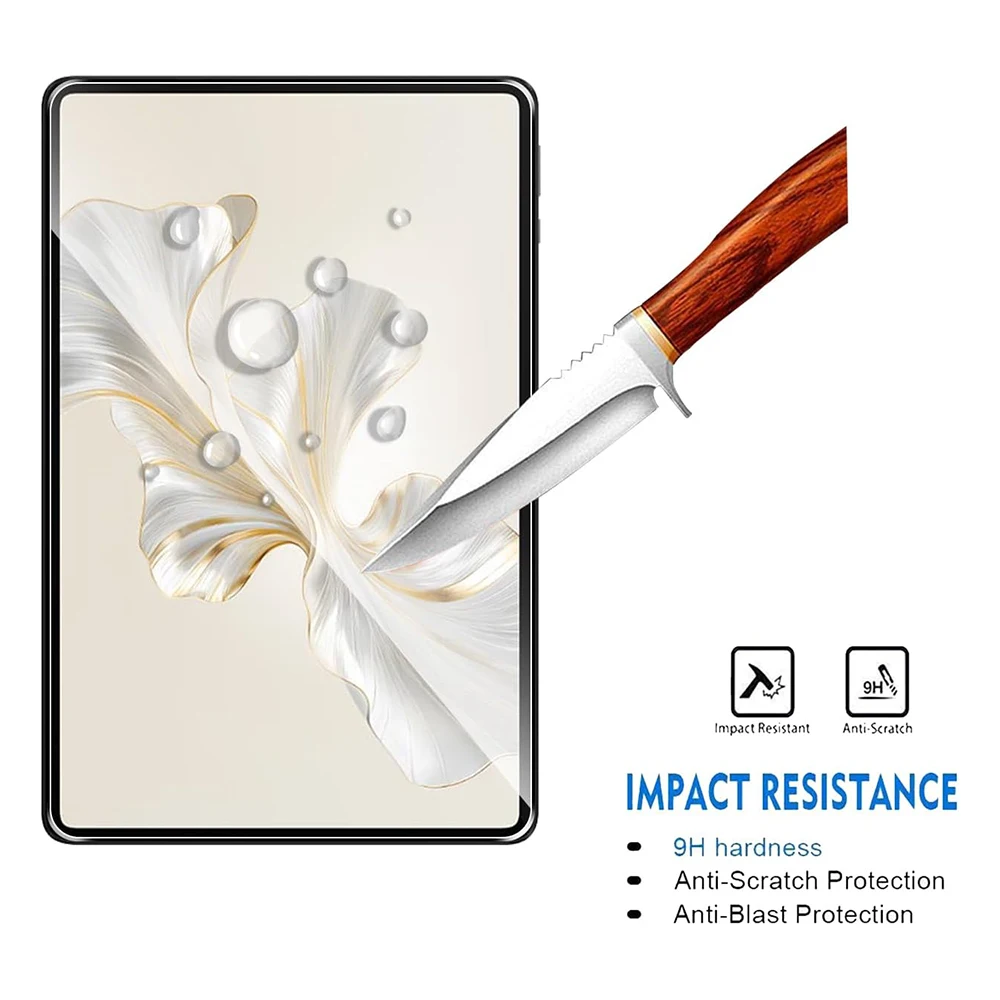 For Huawei Honor Pad 9 12.1 Inch 2024 Tempered Glass Screen Protector HEY2-W09 HEY2-W19 Anti Scratch HD Clear Protective Film 4