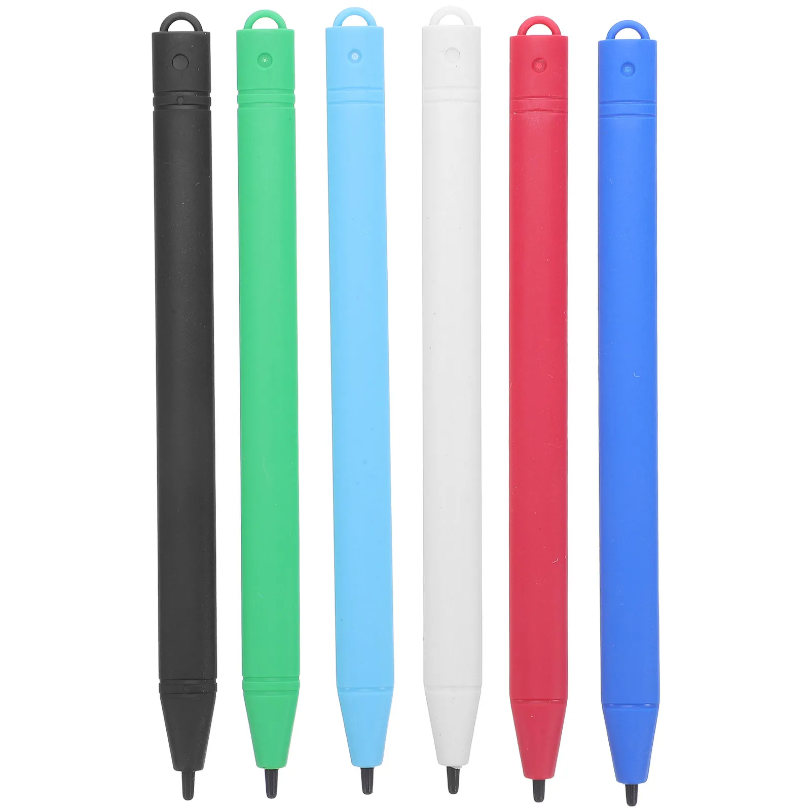 6Pcs 드로잉 보드 펜 LCD 쓰기 태블릿 부드러운 표면 날카로운 모서리 없음 부모 대화형 드로잉 도구 세트