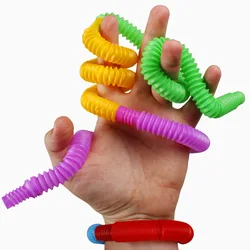 Mini Tube télescopique de décompression, fidget, jouet sensoriel pour enfants et adultes, autisme thérapie professionnelle, nouveauté Anti Stress Gags 