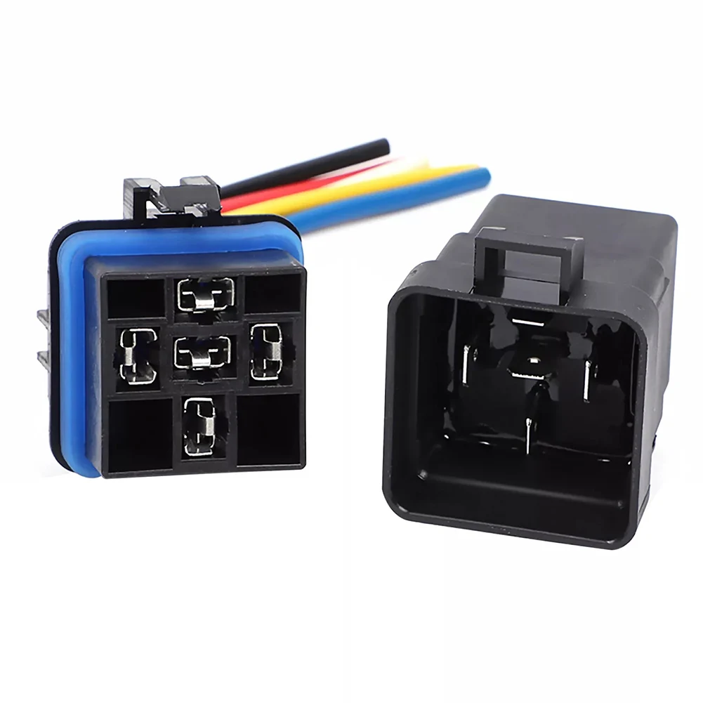 12-V-DC-Relais-Set für den Einsatz im Automobilbereich. Wasserdichtes 40-A-Schaltrelais mit robuster Verkabelung für Autos und Boote – Detail 4