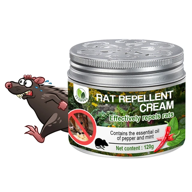 Crème répulsive pour souris et rongeurs, fournitures répulsives