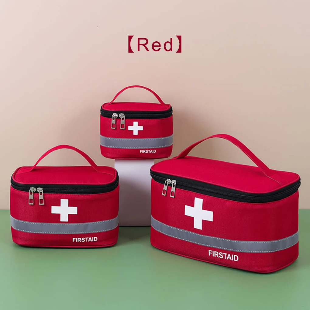 

First Aid Kit Bag Waterproof Handle Medicine Bags Medical Box Camping Sport Outdoors Survival Businesses