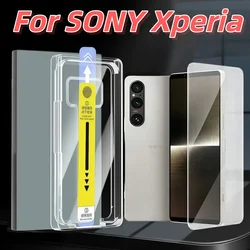 HD Clear Anti - Scratch Tempered Glass Screen Protector - Full Cover Pro for High Definition (Sony Xperia 10III)