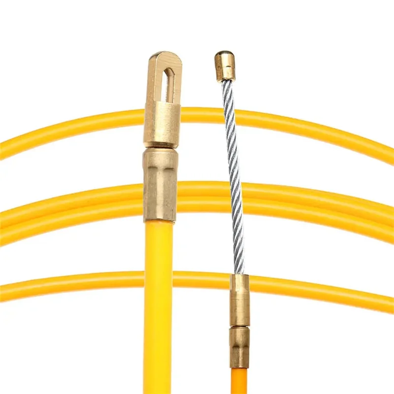 VGongTech Sonda Passacavi In Fibra Di Vetro 30,5m (100ft) - Diametro 3mm, Con Impugnatura E Custodia, Per Elettricisti