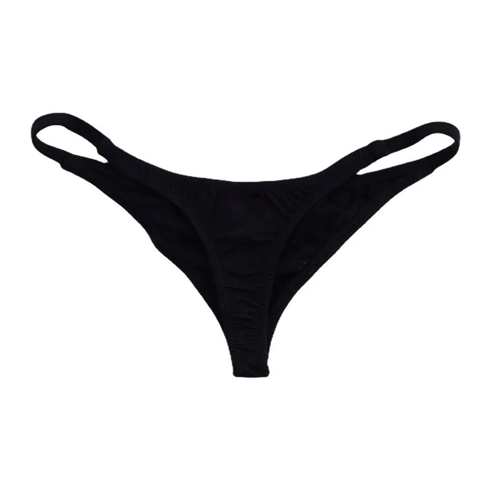 

Sexy Women Low Waist Solid G-String T-back Cotton Stretch Intimates Lingerie Breathable Bikini Bottom Erotic Thongs