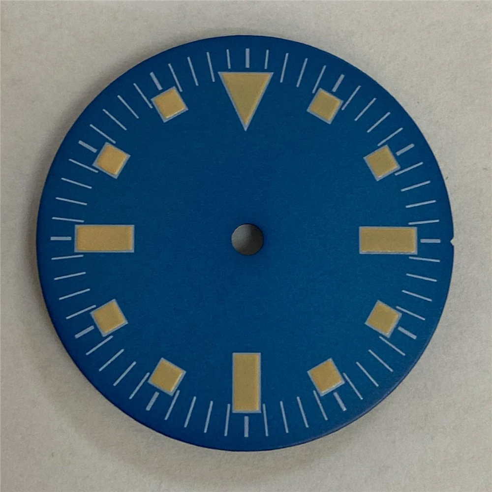 Watch Dial 28.5MM Green Luminous Dial for NH35 NH36 8215 821A 8200 8205 Mingzhu 2813 Movement No