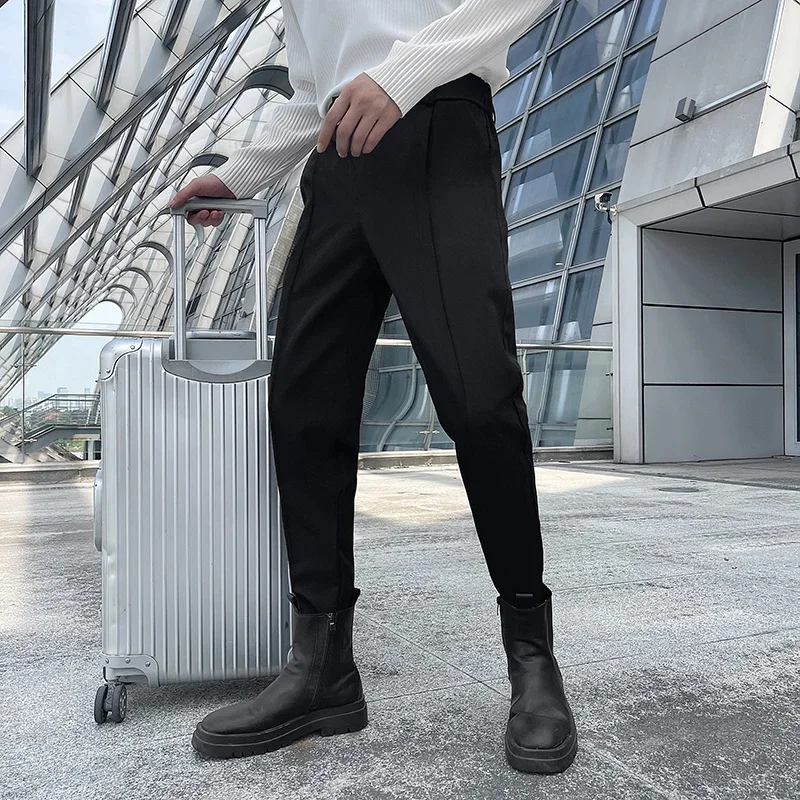 2024 Brand Clothing Harem Jogger Pants Men Cotton Sweatpants Trousers Men Casual Lightweight Spring Summer Men Casual Pants