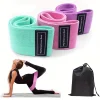 New Fabric Resistance Hip Booty Bands Elastic Glute Thigh Workout Squat Circle Stretch Fitness Strips Loops Yoga Gym Equipment