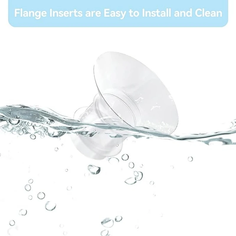 Flange Inserts 15/17/19/21mm Compatible with TSRETE Medela Momcozy S9/S9Pro/S12/S12Pro Wearable Breast Pump accessories
