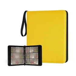 Binder per Carte con Zip a 900 Tasche Premium con Inserti Double-Face per Sicuro Storage di Carte (Nero)