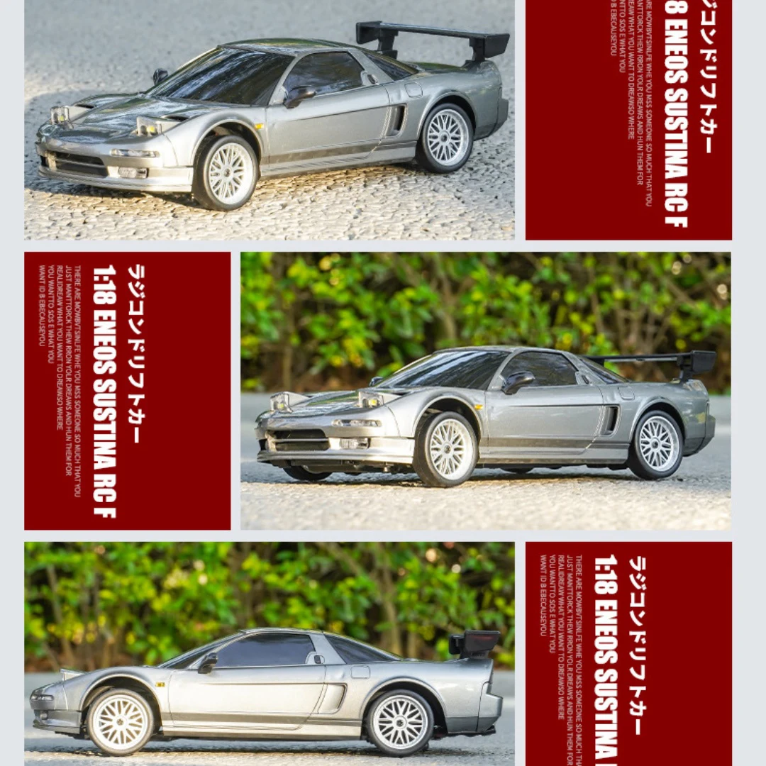 JDM Style 1/18 Acura NSX RC with Pop-Up Lights 2.4GHz Drift Car LED Lights High-Detail RC Model for Collectors Car Enthusiasts 6