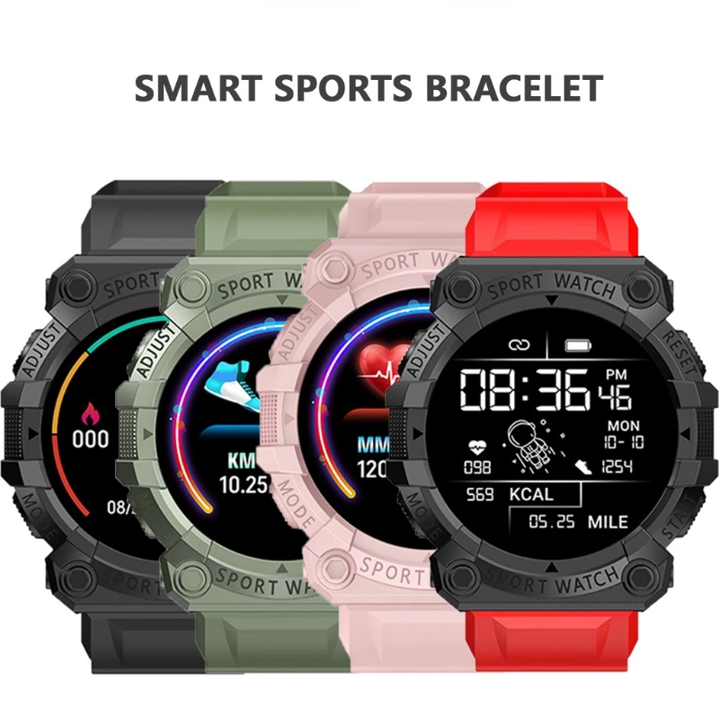 FD68S Smart Watch Men Women Smartwatch Heart Rate Blood Fitnes Tracker