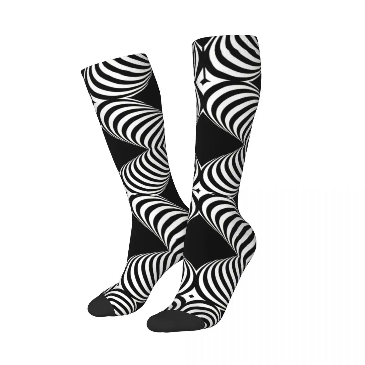 

Illusion Socks Travel 3D Print Boy Girls Mid-calf In tube socks