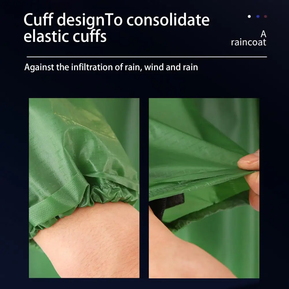 Raincoat Pants Set Water Repellent Rainwear Set Buttons Outdoor Working Reliable Leakproof Hiking Travel Rainwear