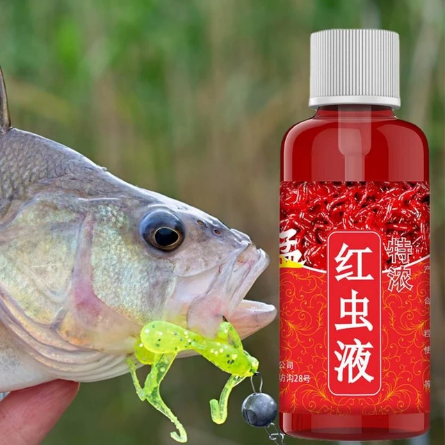 Red Worm Liquid Bait High Concentration Fish Bait Attractant Enhancer 60ml  Fishing Bait Additive Liquid For Freshwater Saltwater - AliExpress