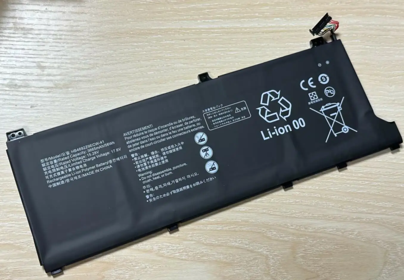 Bateria para Huawei Matebook Hb4692z9ecw41 D1453010tvs Magicbook 14 Hb4692z9ecw22a Nbb-wah9p Nbl-waq9h Wfh9 Wfq9 Novo - Imagem 5