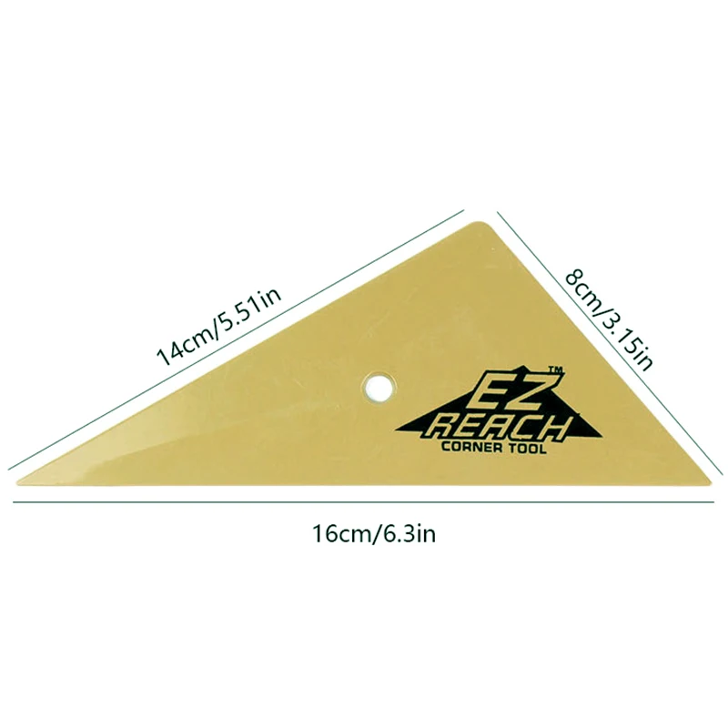Soft Triangle Go Corner Squeegee Vinyl Car Wrap Window Tinting Scraper Carbon Film Windows Edge Installation Tucking Tool