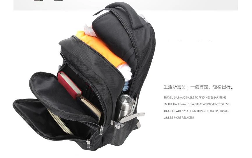 Brand men's travel backpack casual lapto 15.6 inch laptop backpack waterproof student schoolbag women's travel nylon backpack 6